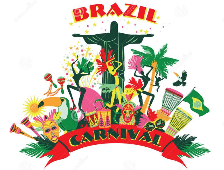 logo del carnevale brasiliano